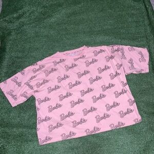 Barbie Monogram  Crop Like Tee